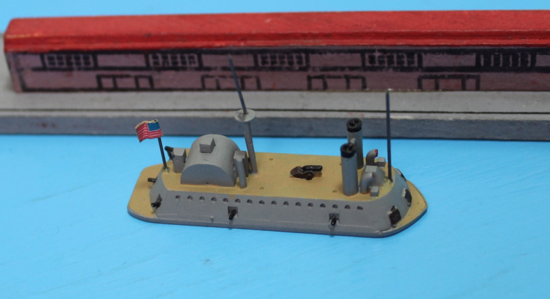 River gunboat "Essex" ex "New Era" with flag (1 p.) USA 1862 Star 136